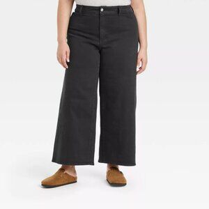 Women's High-Rise Sailor Wide Leg Ankle Jeans - Universal Thread Size 16